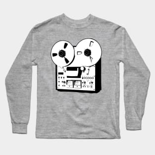 Reel to Reel Audio Player Long Sleeve T-Shirt